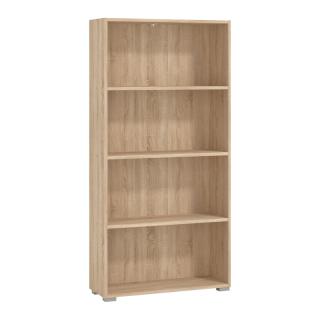 Book shelf TOMAR 4 in sonoma color ,size 70x24,5x142cm