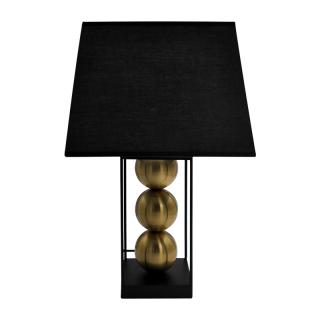 Table lamp Fylliana 23139 in black-gold color ,size 14x37x54,5cm