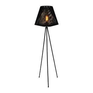 Floor lamp Fylliana Cord black base with black color shade ,size 42x140cm