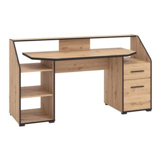Computer desk BLETCHLEY in artisan color ,size 170x65x92,5cm