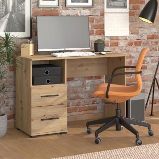 Computrer desk POLET 2F in artisan color 110x50x75,5cm