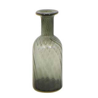 Glass vase green size 10x25.5