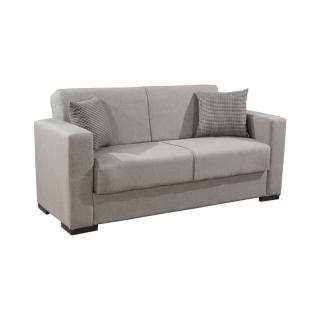 Two seater sofa Fylliana New Gracia in grey color, size 167*89*84