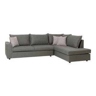 Corner sofa Fylliana Matilda, right side in brown color, size 200x270cm