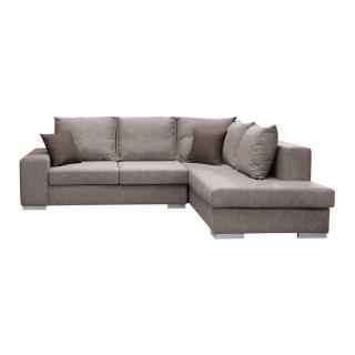Right corner sofa Fylliana Megan in nougat color ,size 254x198x72cm