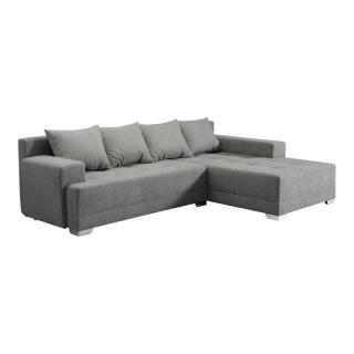 Corner sofa bed Galaxy dark grey color ,in size 267*178*75cm