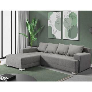 Corner sofa bed Galaxy dark grey color ,in size 267*178*75cm