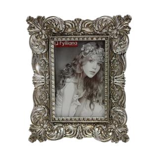 Photo frame Fylliana 13x18 in silver color ,size 21x3x24,5cm