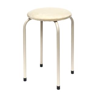 Metal stool Fylliana 529 in champagne color ,size 31x45cm
