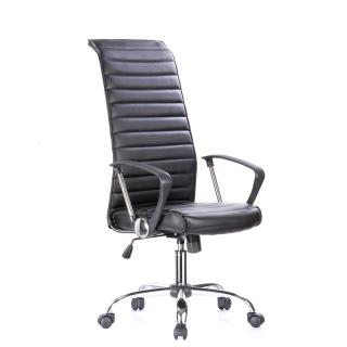 Office chair Fylliana Black Pu SP-6351-6 57.5*60*117-127