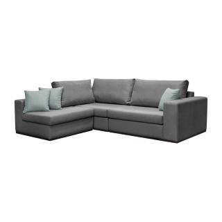 Modular sofa Fylliana Clarice M in grey color ,size 250x185cm