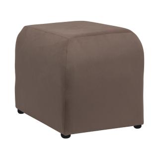 Stool Fylliana Cairo in brown color, size 44x44x45cm