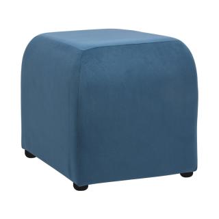 Stool Fylliana Cairo in blue color, size 44x44x45cm