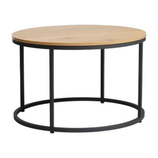 Coffee table Fylliana Fonzy in sonoma color, 75x48cm