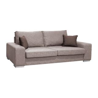 Three seater sofa Fylliana Megan in cappuccino color ,size 233x88x72cm