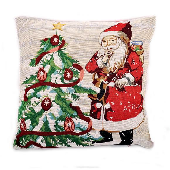 Χριστουγεννιάτικο διακοσμητικό μαξιλάρι Άγιος Βασίλης Fylliana 43*43εκ