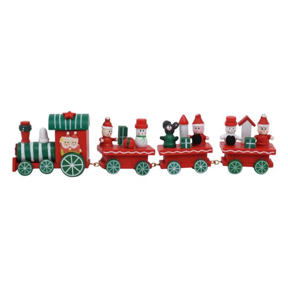 Xmas decorative train in various colors ,size 24.5*2.8*6cm