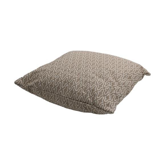 Decorative pillow Fylliana Hive in light coffee color, size 44x44cm