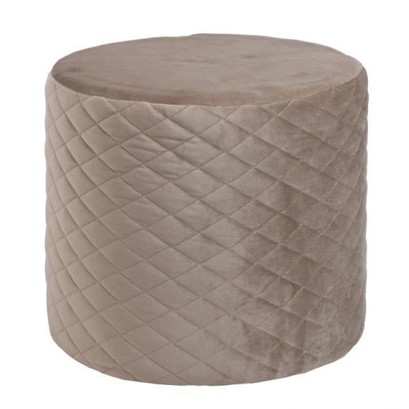 Decorative stool Fylliana in cream color 35*32cm