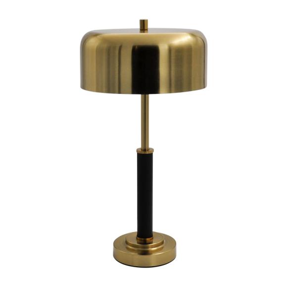 Table lamp Fylliana 23184 in black-gold color ,size 24x49cm