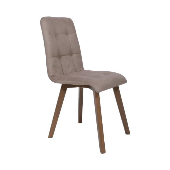 Dining chair Fylliana with Sonoma legs and beige fabric, size 42*48*87