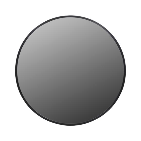 Round mirror in black color ,size 50cm