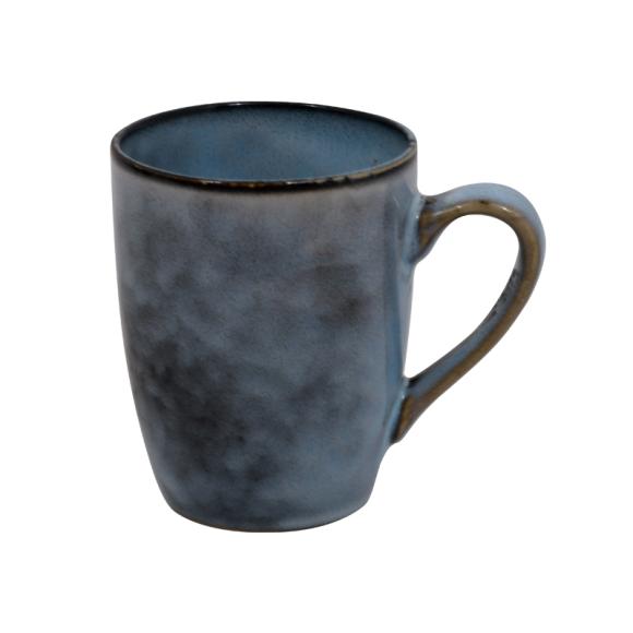 12 oz mug stoneware in grey color