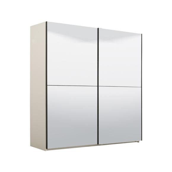Wardrobe Fylliana Ksanti with mirror 220 20G White 217*62.5*210