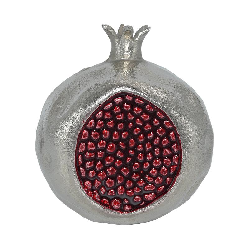 ΜΕΤΑΛΛΙΚΟ ΔΙΑΚΟΣΜΗΤΙΚΟ Fylliana Pomegranate ΝΙΚΕΛ-ΚΟΚΚΙΝΟ ΧΡΩΜΑ 15x13x16εκ