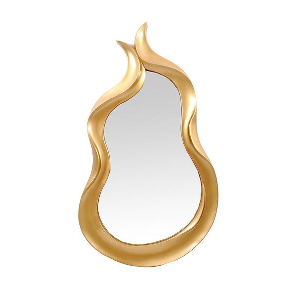 Wall mirror FP-113 in gold color ,size 65,5*115*5,5
