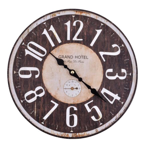 MDF wall clock diam.28cm 18sc005