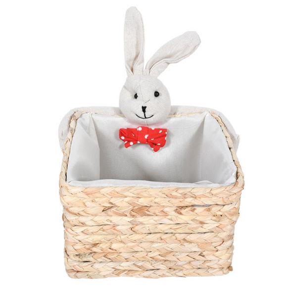 Straw easter bunny-basket Fylliana
