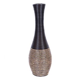 Floor vase Fylliana in brown color, size 58cm