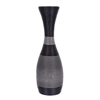 Floor vase Fylliana in grey color, size 28*70cm