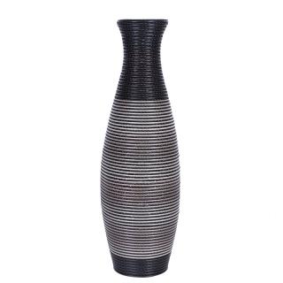 Floor vase Fylliana in grey color, size 30*80cm