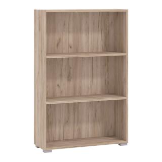 Shelf TOMAR 3 in grey oak color ,size 70x24,5x107,5cm