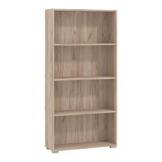 Shelf TOMAR 4 in grey oak color ,size 70*24.5*142cm