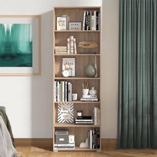Shelf TOMAR 6 in sonoma color ,size 70x24,5x211,5cm