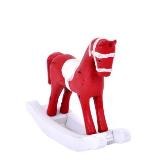 Χριστουγενιάτικο διακοσμητικό άλογο Fylliana 11εκ
