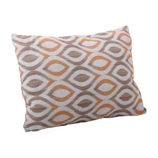 Decorative pillow Boheme in brown-white color 50*35*10