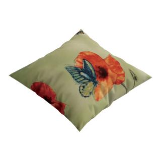 Decorative pillow Butterfly in veraman color ,size 45*45*10