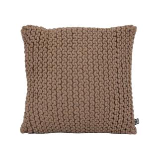Decorative cushion Fylliana Dori in beige color ,size 45x45x10