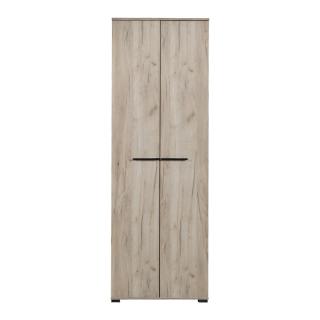 Hallway Furniture Fylliana Lorca 2K Grey oak / Black wood 67x40x195cm
