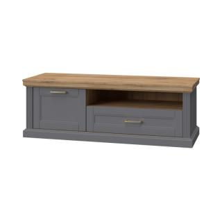 TV stand Pacific 1K1F in grey graphite and grey oak color ,size 151*54*52