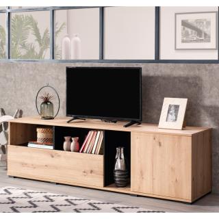 TV shelf Fylliana Cordoba Artisan oak / Black 174*40*50.5