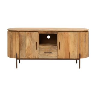 Tv stand Fylliana Bhopal in golden brown color ,size 135x40x60cm
