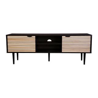 Tv Stand Fylliana Range in Black-natural color ,size 140x39,5x50cm