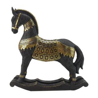 Decorative horse Fylliana in brown-gold color 27*6.5*29cm