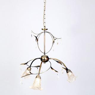 Metallic lamp Fylliana in bronze color