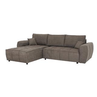 ΓΩΝΙΑΚΟΣ ΚΑΝΑΠΕΣ Fylliana Atlanta ΚΑΦΕ ΧΡΩΜΑ 265x190x95εκ